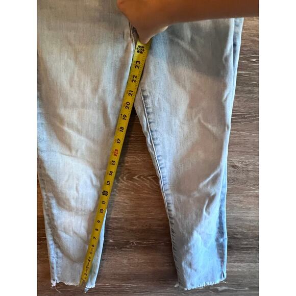 Mother Jeans size 27 Butterfly button The stunner Ankle Fray light wash - Picture 8 of 11